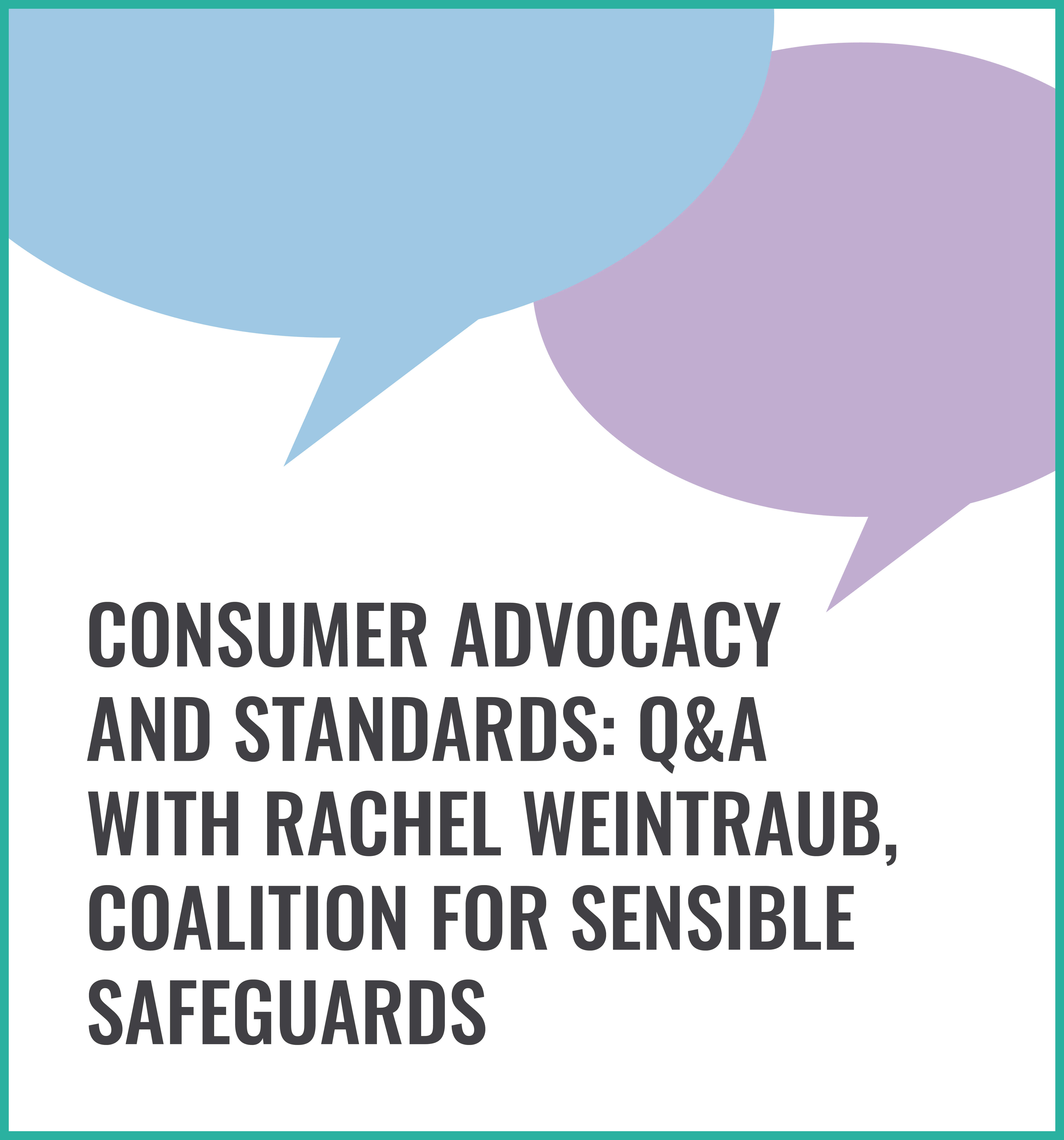 Infographic for consumer QA