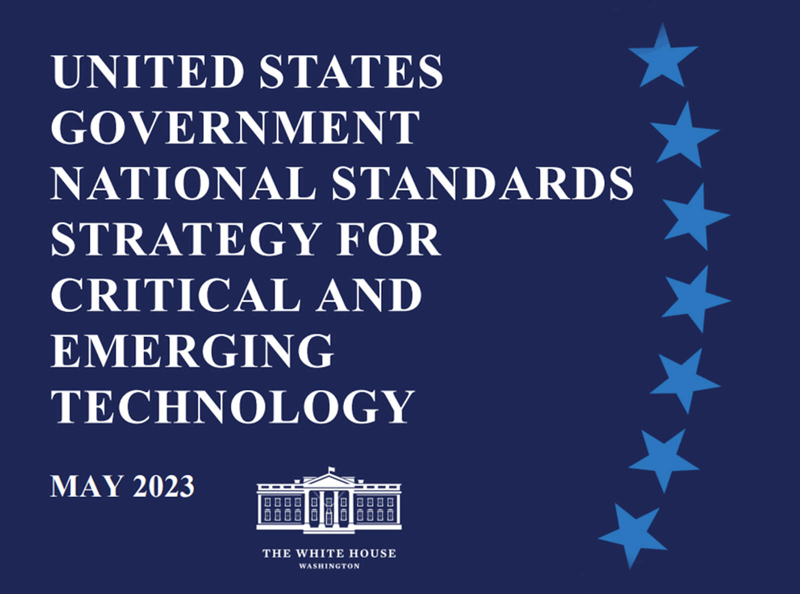 National Standards Strategy for CET cover