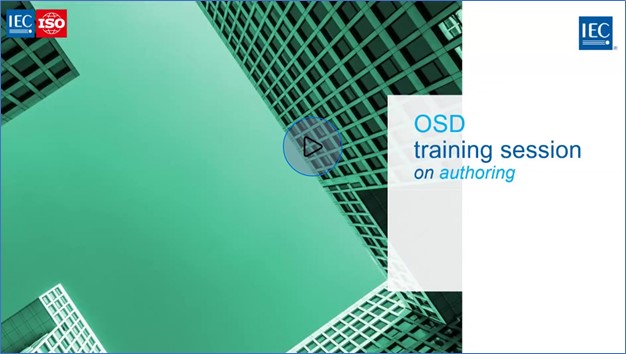 IEC OSD Training for USNC Members – Authoring