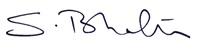 Signature of ANSI CEO Joe Bhatia