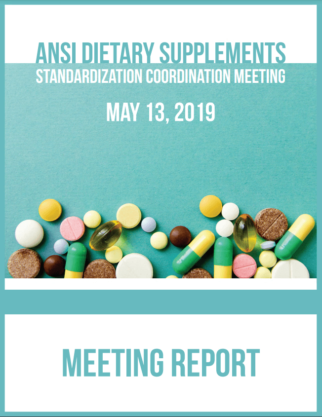 ANSI Dietary Supplements