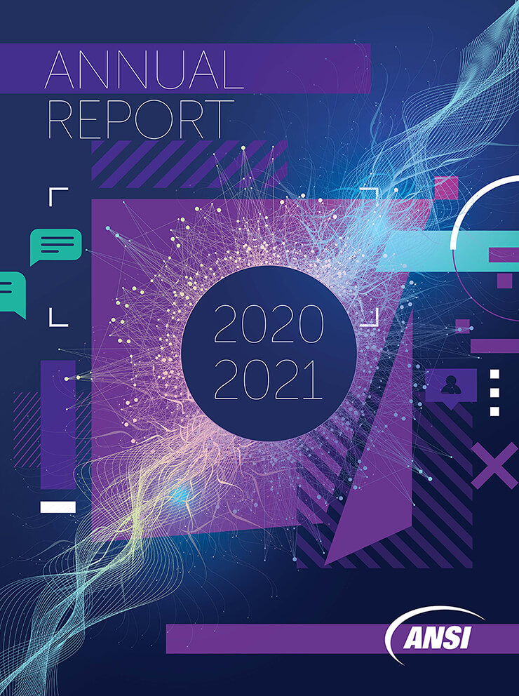 ANSI 2020-2021 Annual Report cover image