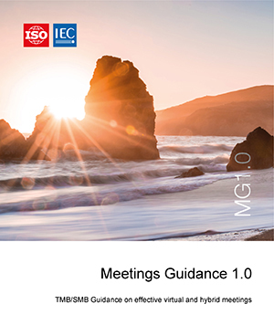 Cover image of ISO-IEC TMB-SMB guidance on virtual meetings document