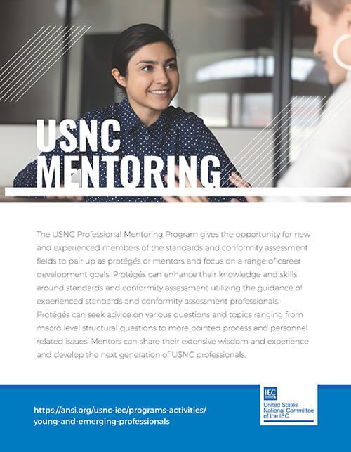 Thumbnail image of the USNC Mentoring Program flyer. 