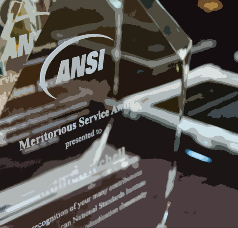 ANSI award crystal