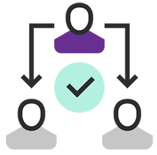 Illustration of people connecting