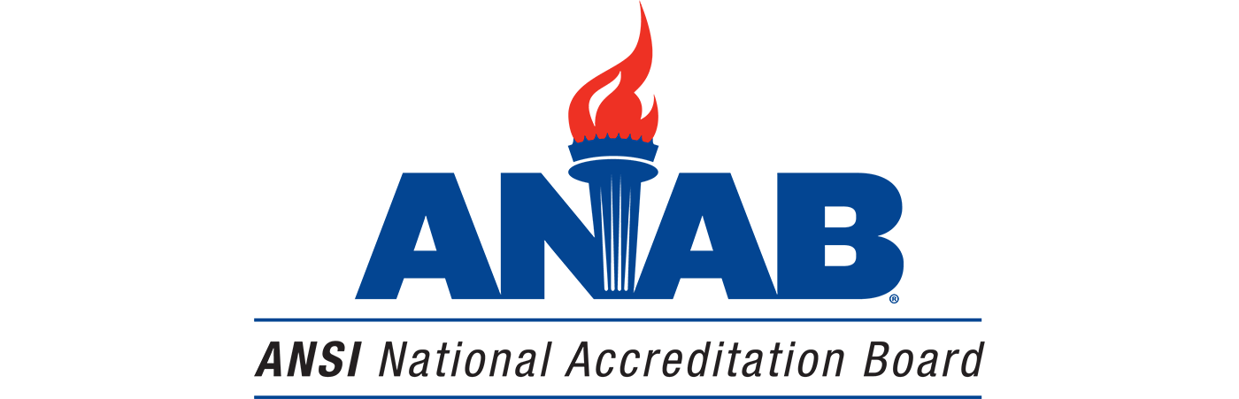 ANAB ANSI National Accreditation Board logo