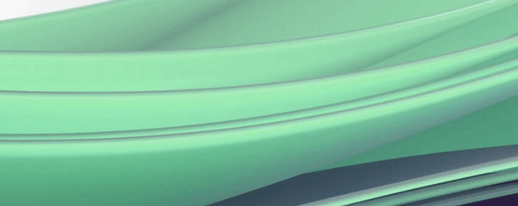 Abstract green waves